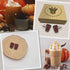 Fall Pumpkin Spice Wooden Stud Earrings-Laser Engraved